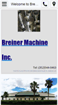 Mobile Screenshot of breinermachineinc.com